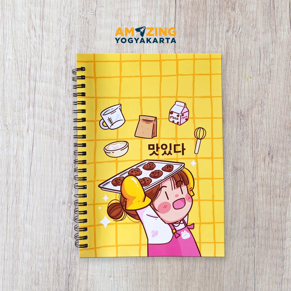 

Blocknote / Notebook / Yellow Cookies