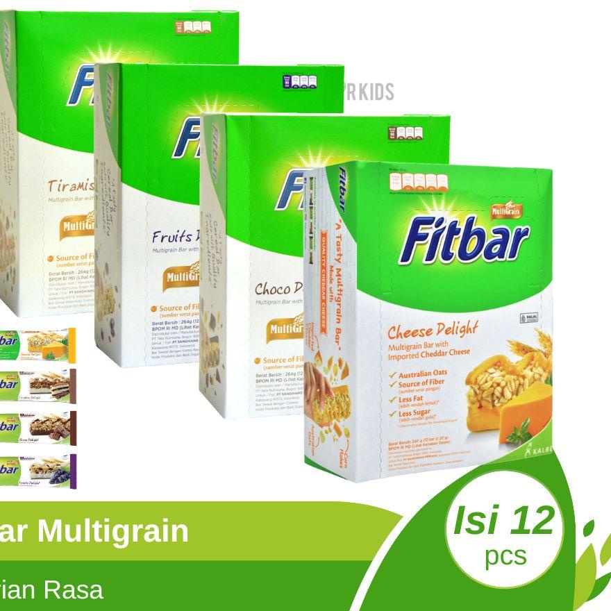 

➭ Fitbar Cemilan Instan Untuk Diet 1 box isi 12pcs ❂