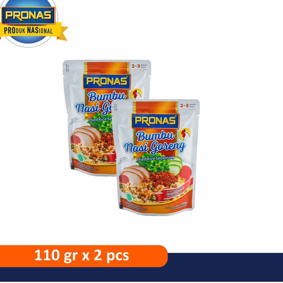 

Produk trendy Pronas Bumbu Nasi Goreng dengan Daging Ayam 110 g bundling 2 pcs