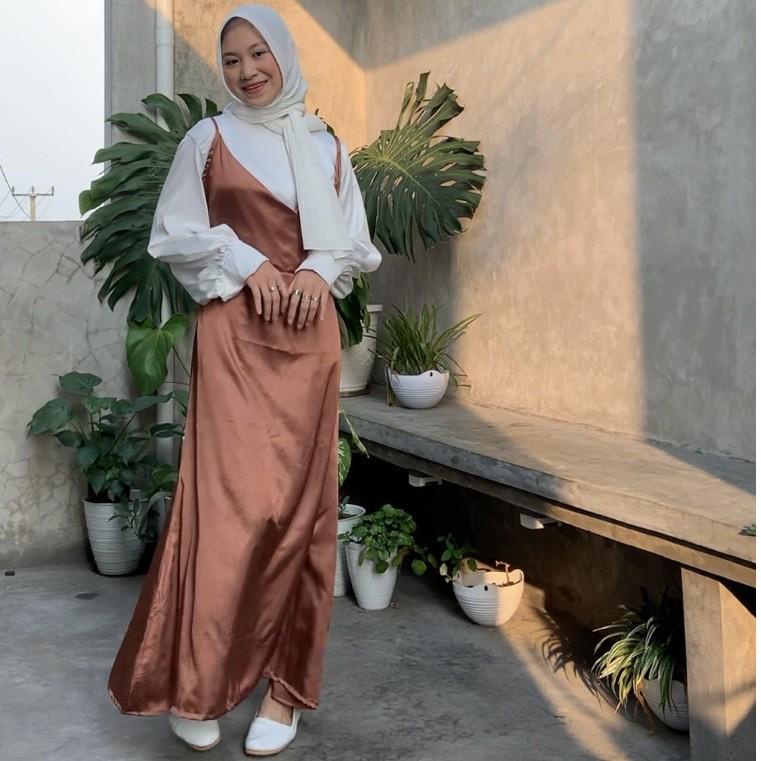 TERLARIS DRESS SATIN / SATIN DRESS SATU SET