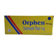 per strip Orphen 4mg orpen obat alergi gatal / pilek, bersin, mata berair, serta gatal