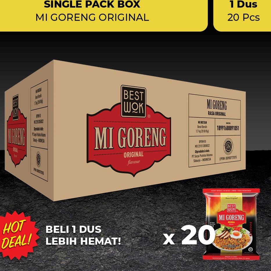 

♨ Best Wok Mi Goreng Original Dus 20 pcs (Export Multipack) ♕