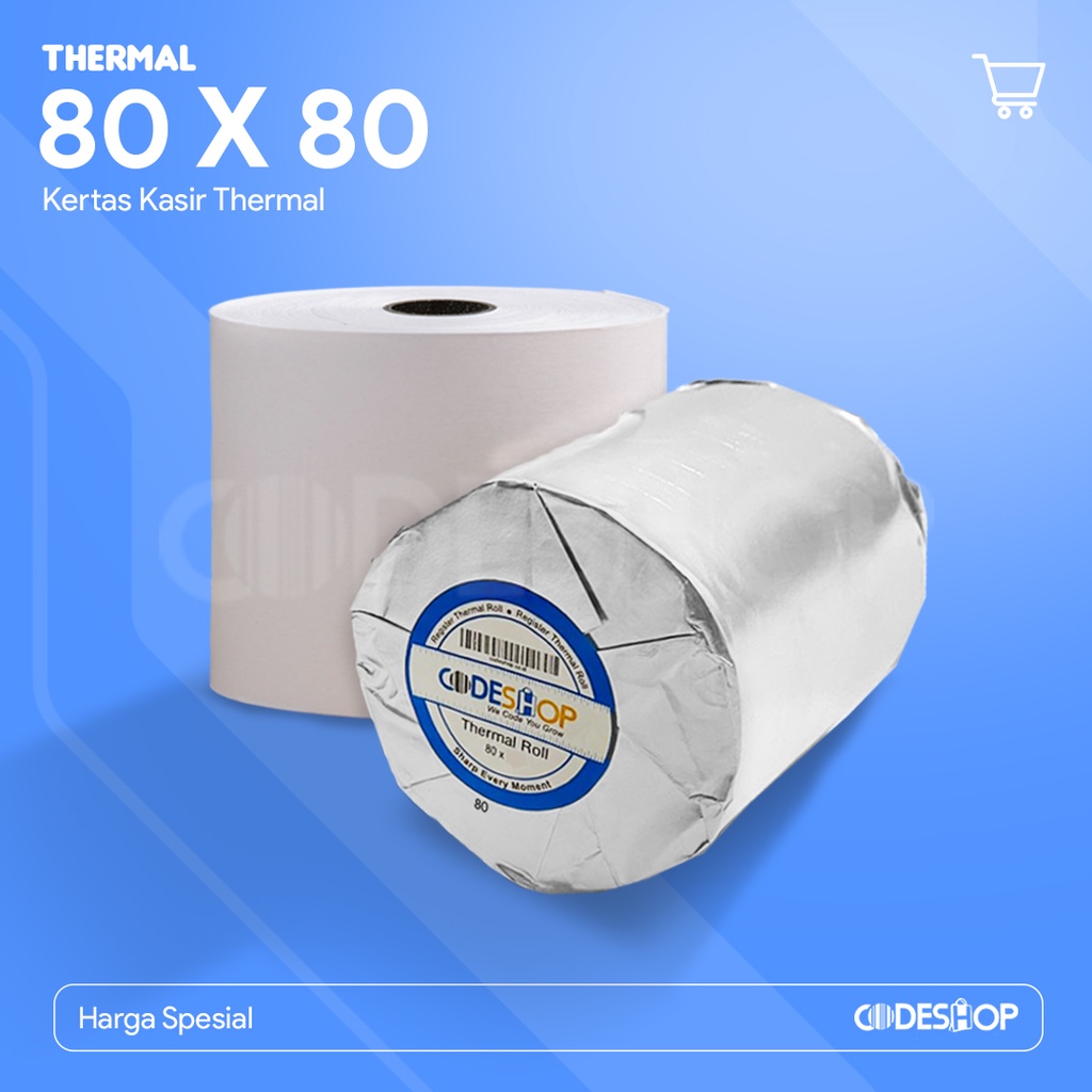 

Kertas Kasir 80x80 Kertas Thermal Paper Roll