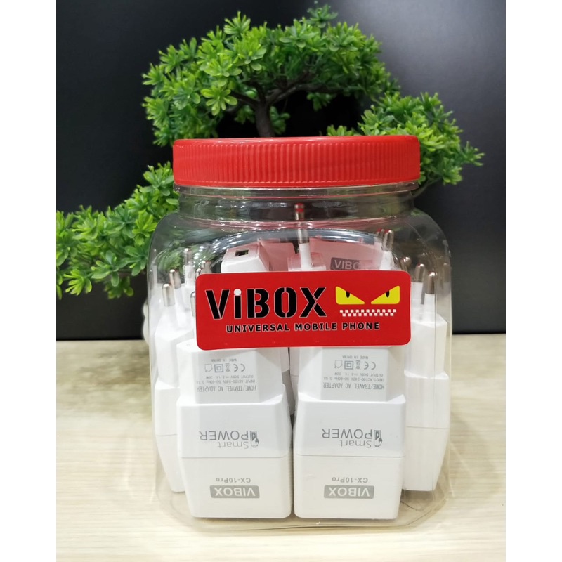 NEW BATOK TOPLES ISI 15CS VIBOX CX10Pro ORIGINAL 2.1A SMART POWER PENGISIAN CEPAT FULL UNIVERSAL FOR ALL ANDROID