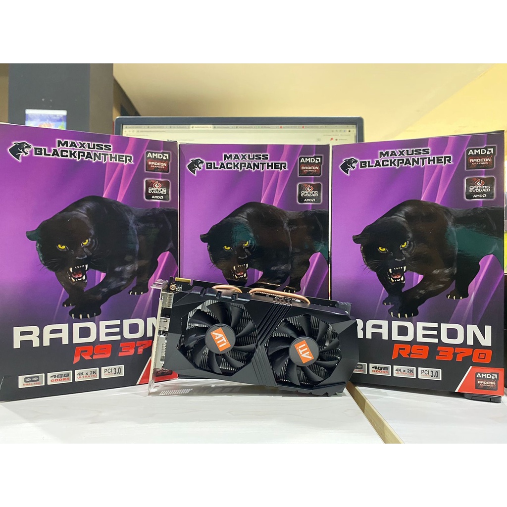 VGA BLACK PANTHER R9 370 DDR5 4GB RADEON