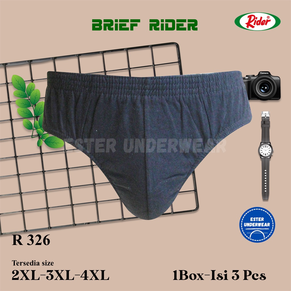 CELANA DALAM PRIA DEWASA BIG SIZE RIDER 326 VBS ISI 3 Pcs