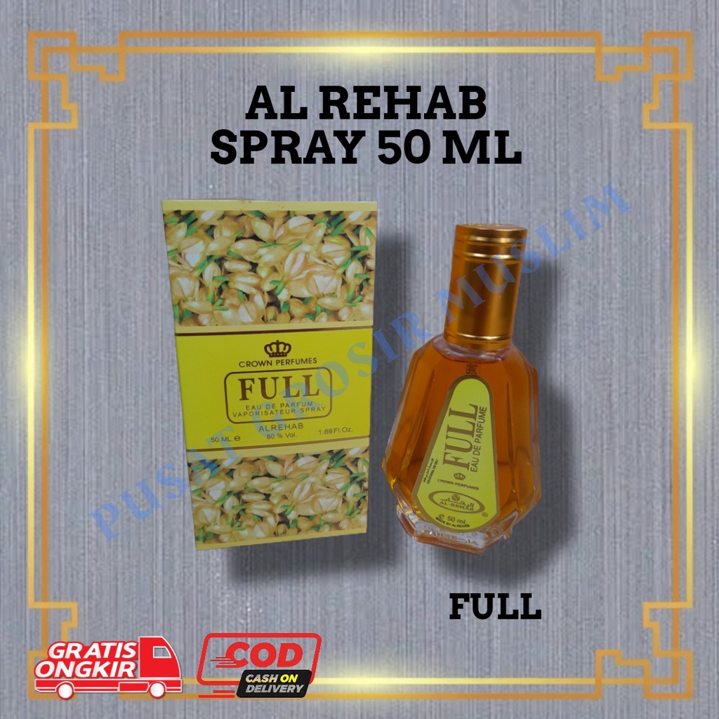 PROMO Al Rehab 50ml (Eu Deu Parfume ) Spray Original Jeddah 50 Ml Dalal Sabaya, DIJAMIN ORI I!!!