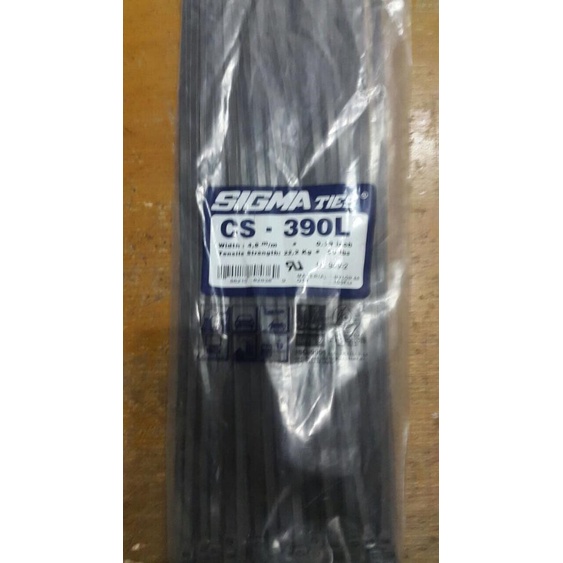 

Kabel Ties / Kabel Tis Ukuran 39Cm Cs - 390L Sigma Warna Hitam Star Seller