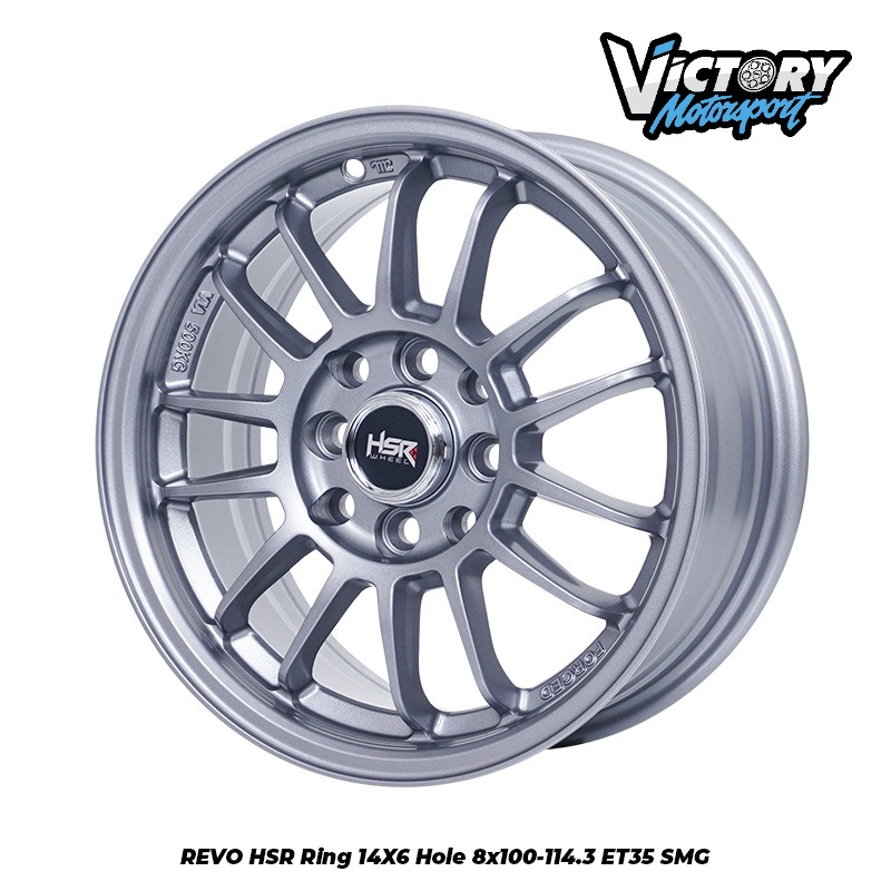 Promo Velg Mobil Standar R14 HSR HIROSHIMA Pelek Racing Wuling Airev Brio Xenia Avanza Agya Sigra Ca