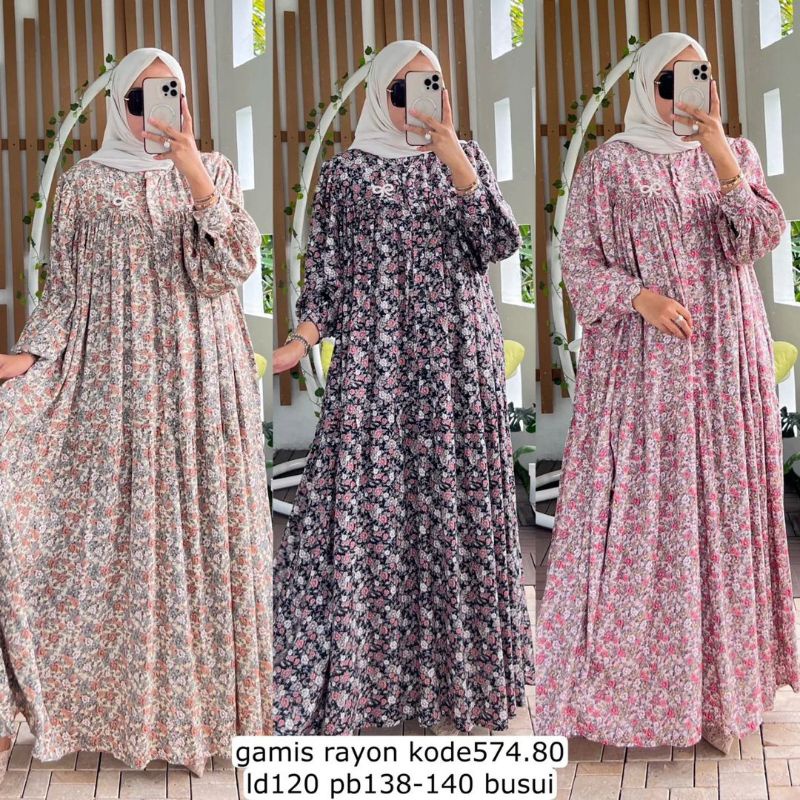 Gamis Rayon Terbaru / Gamis Rubiah Terbaru / Gamis Crinkle Terbaru / Gamis Jumbo Terbaru / Midi Dres