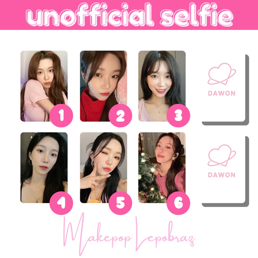 [PART 1] [MIN. 3 PC] WJSN COSMIC GIRLS UNOFFICIAL SELFIE - GIRLFRIENDABLE BONA CHENG XIAO DAWON DAYOUNG EUNSEO EXY LUDA