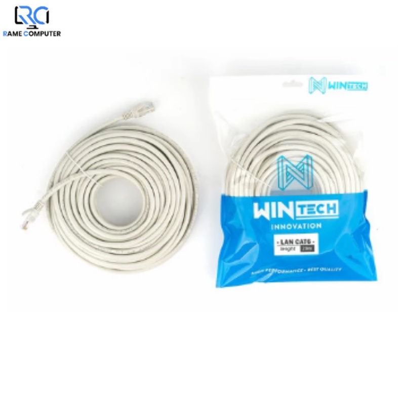 KABEL LAN 30m cat6 PATCH CORD UTP 30 meter lengkap rj45 cat6e cat 6