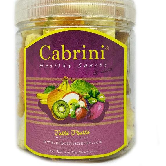 

♜ Cabrini Healthy Snacks - Tutti Frutti (500 ml) Keripik Buah Premium ❋