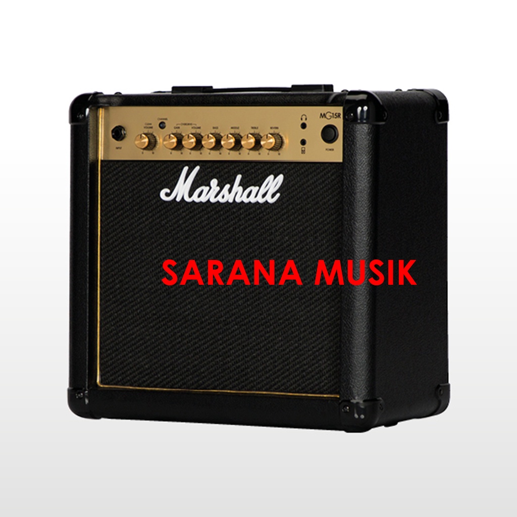 Ampli Gitar Marshall MG15R Gold MG-15R Amplifier Guitar MG 15 Reverb Original