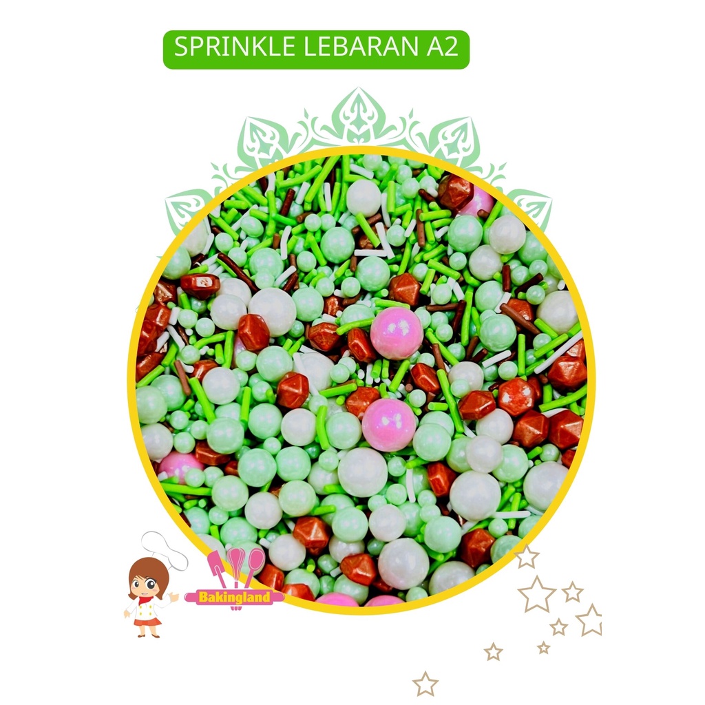 

Sprinkle hiasan kue lebaran