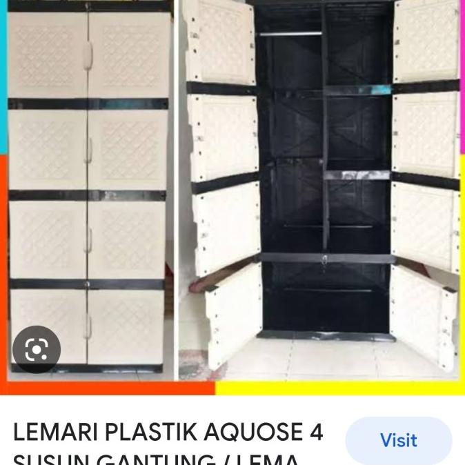 Lemari Plastik Aquose Gantung Jumbo