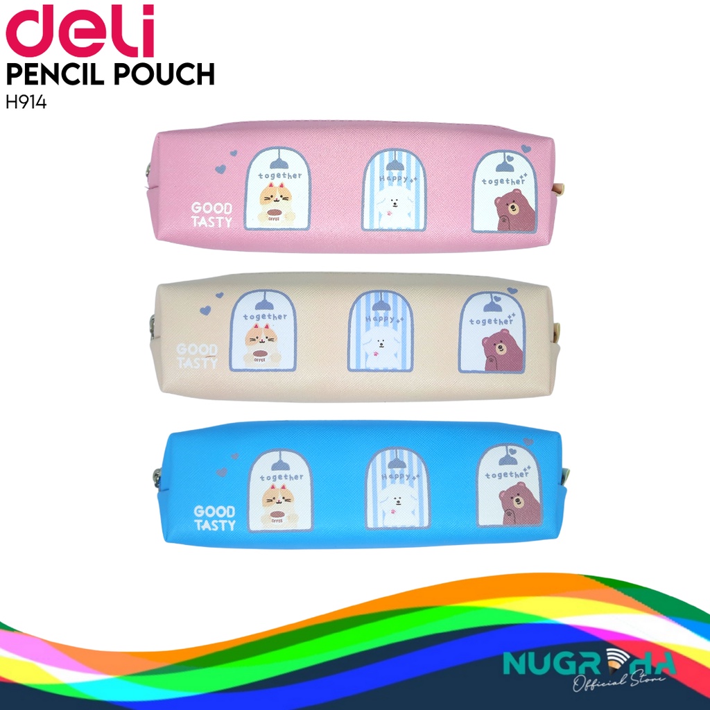 

Deli Pencil Pouch Tempat Pensil Lucu Penyimpanan Besar Simple H914