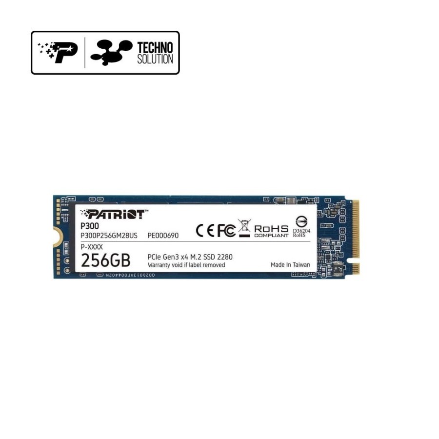 Patriot P300 M.2 2280 PCI-e Gen.3 x 4 NVMe 1.3 SSD 256GB 256 GB