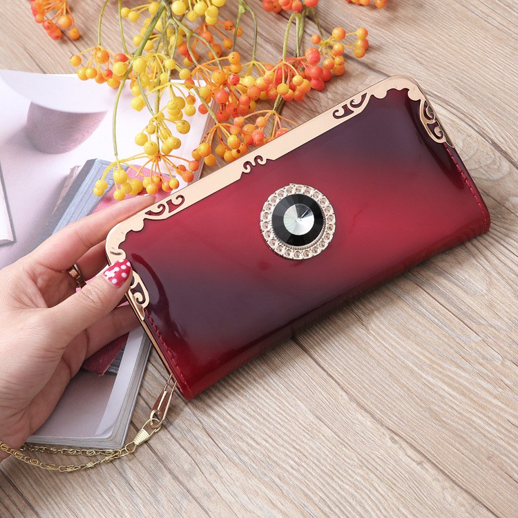 FYGALERY FYDP012 Colorful Candy Leather Women Wallet Dompet Fashion Wanita Import