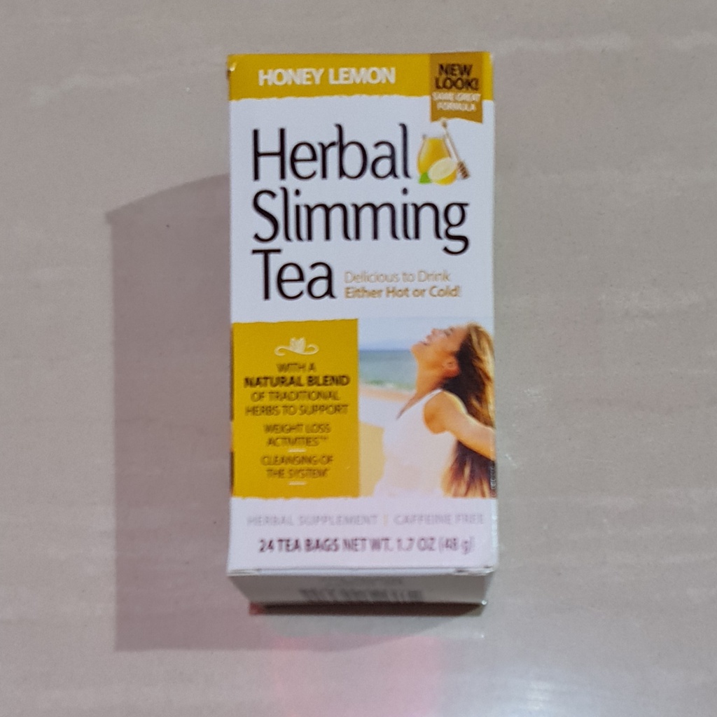 21st Century Herbal Slimming Tea Honey Lemon 24 x 2 Gram