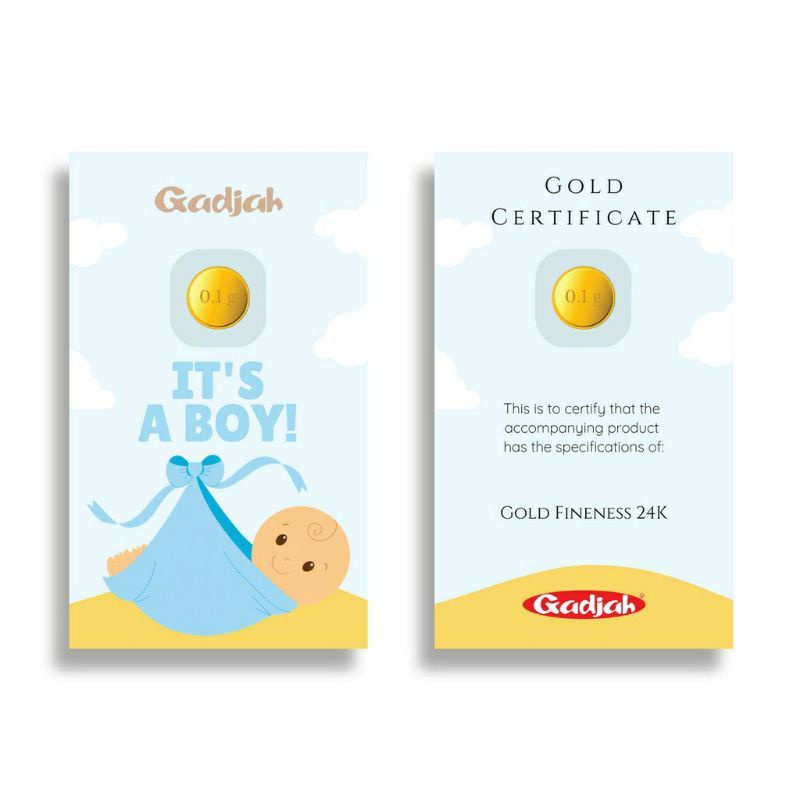 Gadjah Series &quot; BABY BOY &quot; - 0.1 - Toko Emas Gadjah
