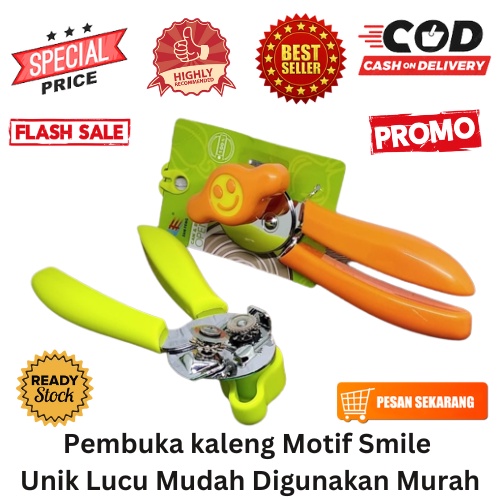 [BISA COD] PROMO Pembuka Kaleng Motif Smile Unik Lucu Mudah Digunakan Murah Bukaan Kaleng Pembuka Tutup Botol Bukaan Kaleng Berkualitas