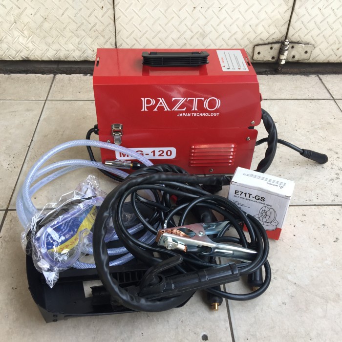 Pazto Mesin Las Mig 120A Tanpa Gas Co2 Termurah