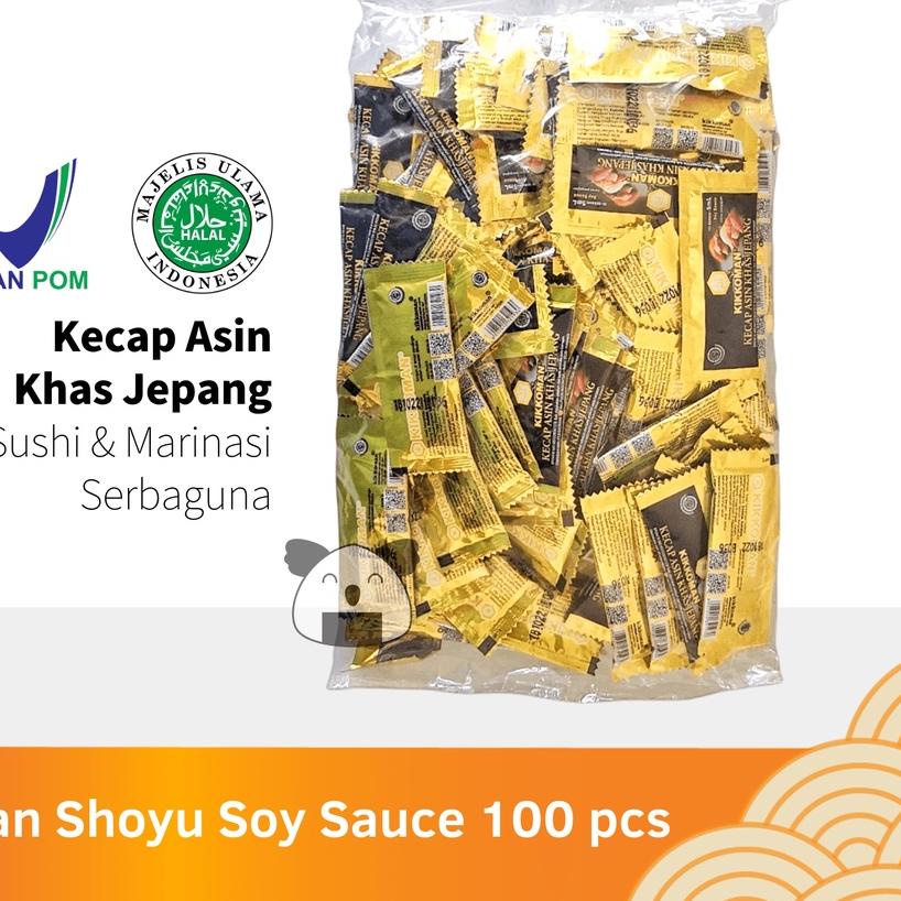 

✷ KIKKOMAN Shoyu Kecap Asin Jepang Sachet 5ml x Halal ☟