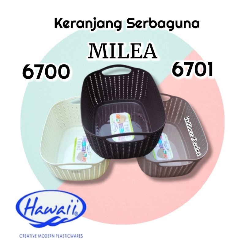 Keranjang Serbaguna Milea Hawaii 6700 & 6701