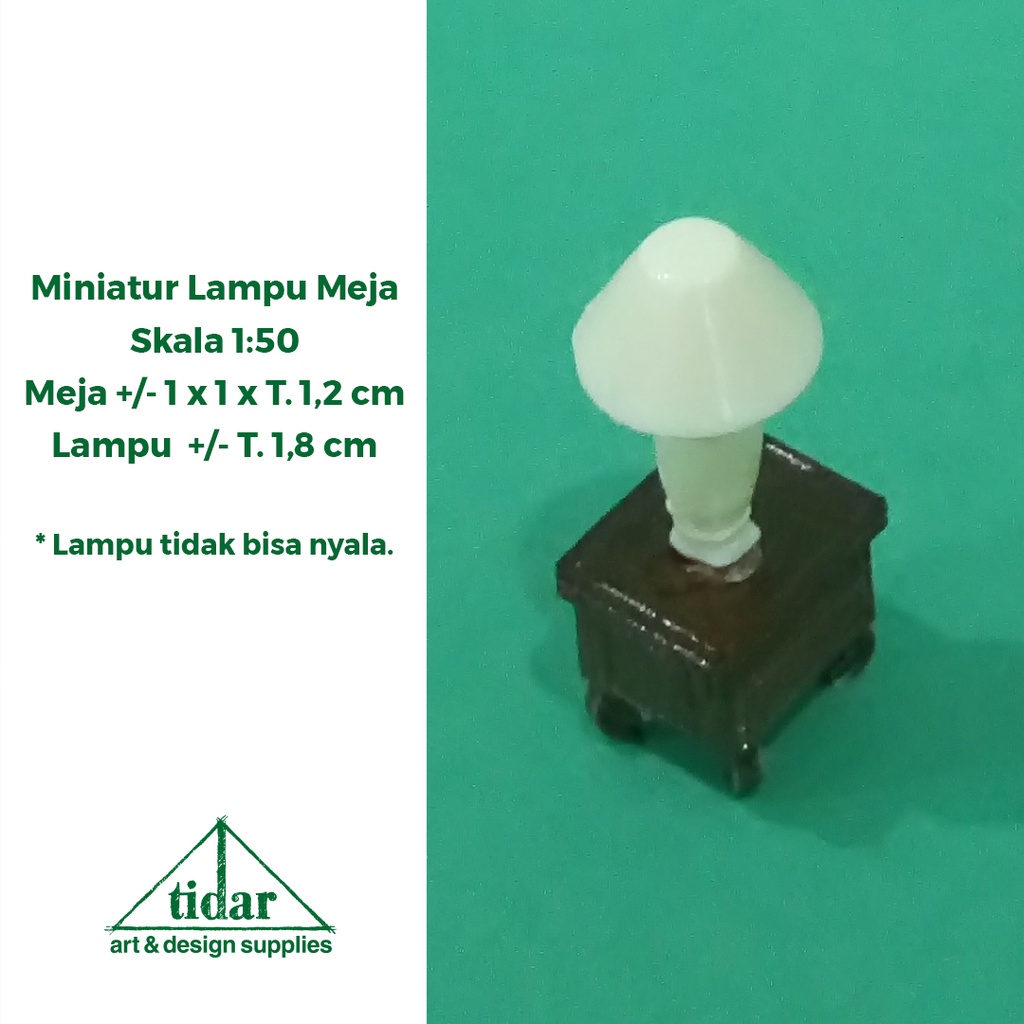 

[MR] Miniatur Maket Lampu Meja / LampuTidur / Lampu Hias skala 1:50