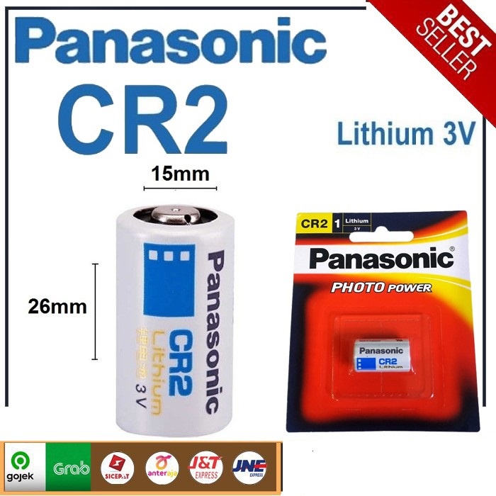 Baterai Panasonic Panasonic CR2 - CR123 3v