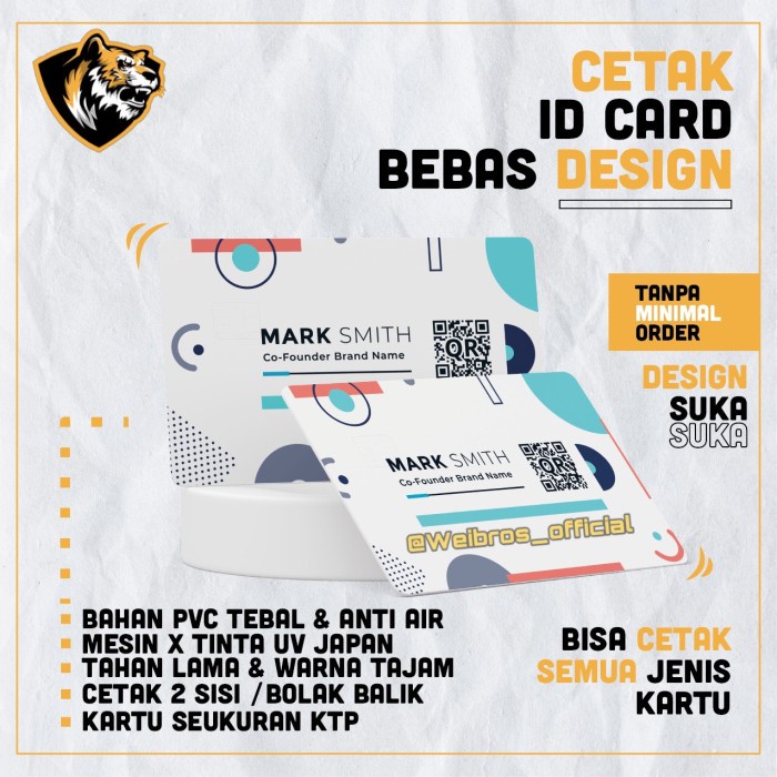 

Free Ongkir Pvc Card / Id Card Star Seller