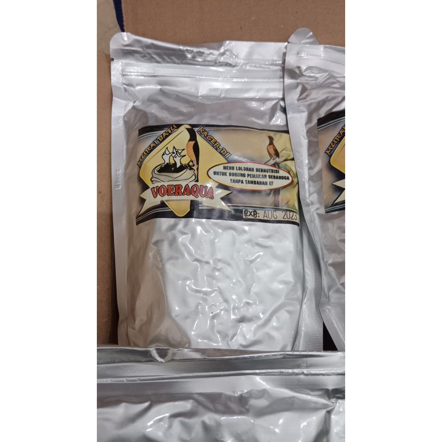 VOER AQUA COKLAT PAKAN LOLOHAN ANAKAN MURAI BATU TERBAIK DENGAN BUTIRAN BESAR