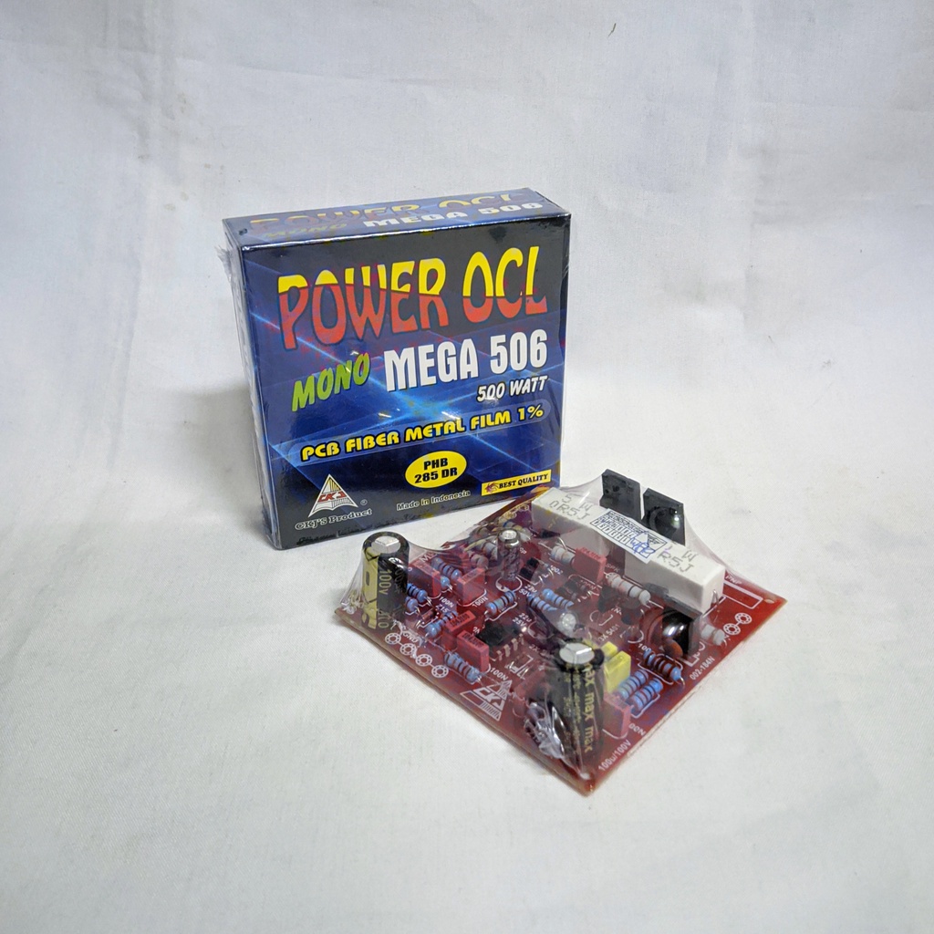 Kit Power Amplifier MEGA OCL 506 500Watt Mono FIBER METAL FILM PHB285-DR