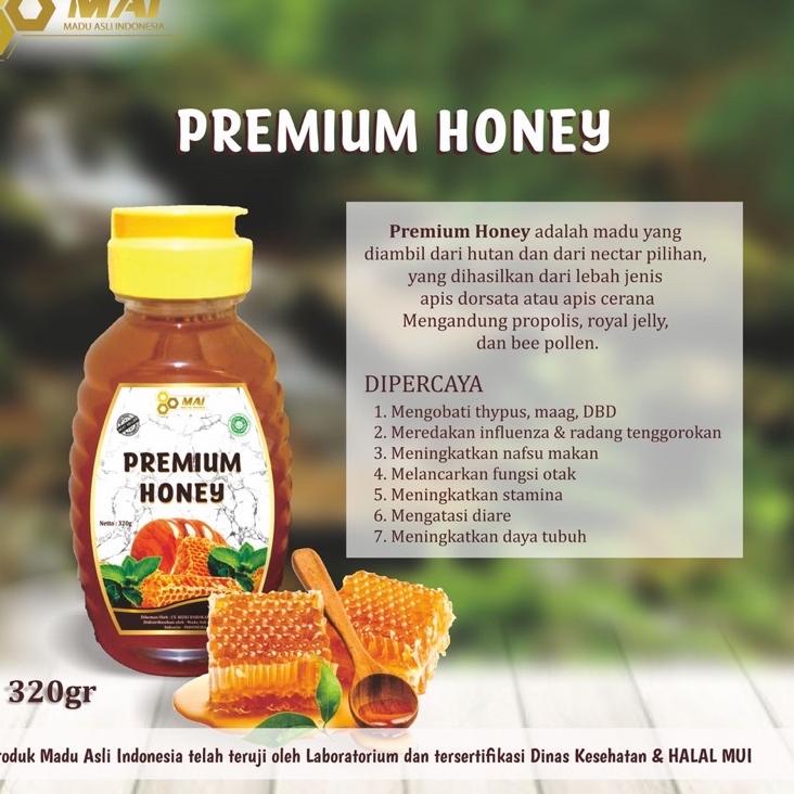 

➥ MAI Premium Honey / Premium - Apis Dorsata - Hutan Asli / Asli Indonesia MAI ✻