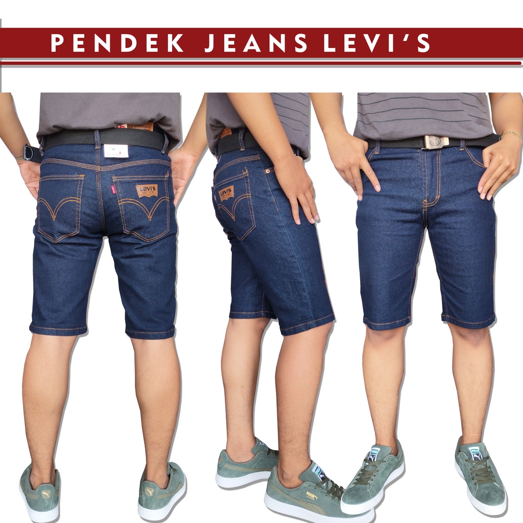 Celana Pendek Jeans Pria  ZAO 27-44 Kualitas Premium