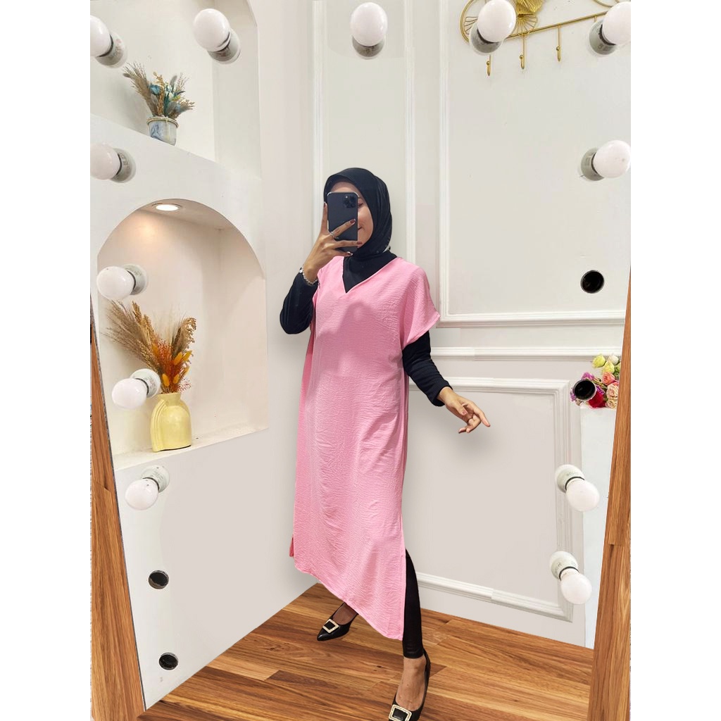 IL - NAGITA LONG SQUARE TUNIK CRINKLE PREMIUM / TUNIK NAGITA