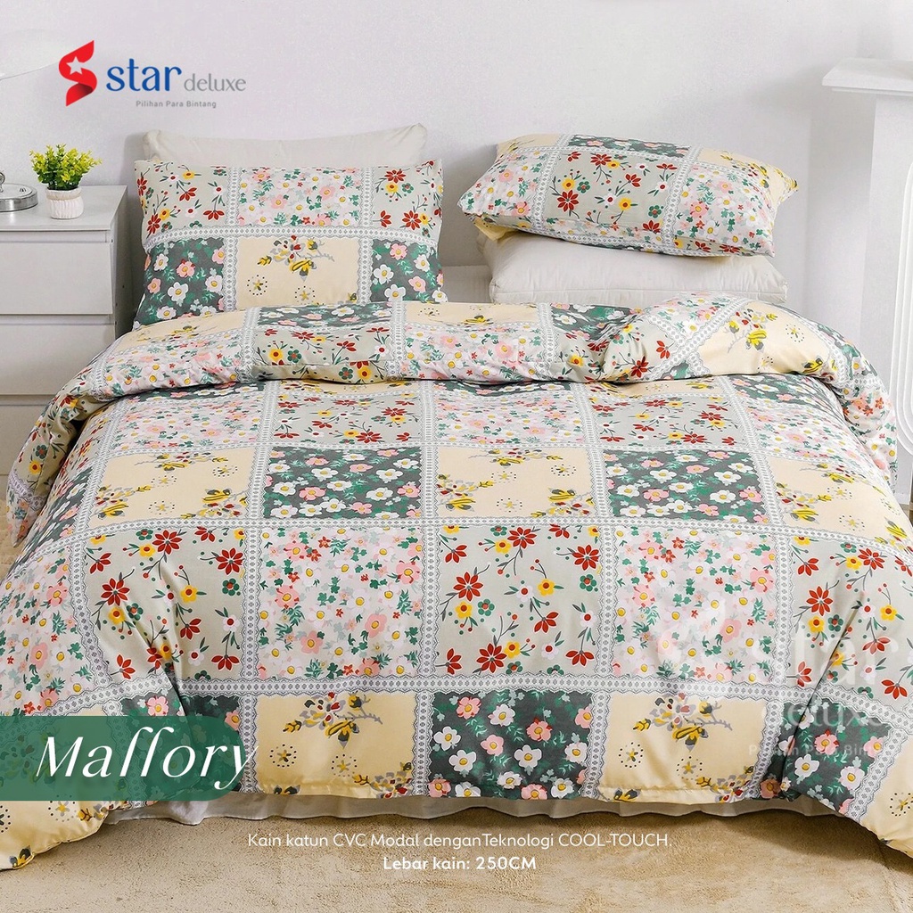 Sprei KATUN POLOS ESRA STAR BEVERLY Free Karet Anti Geser Premium Ukuran Size 120x200 160x200 180x200 200x200 90x200 100x200