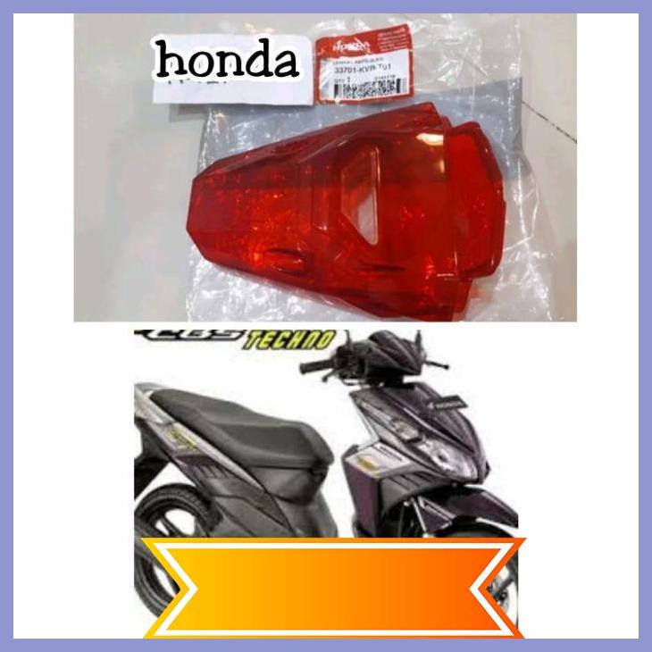 [HJM] LENSA MIKA STOPLAMP STOP KACA LAMPU BELAKANG VARIO 110 TECHNO KARBU
