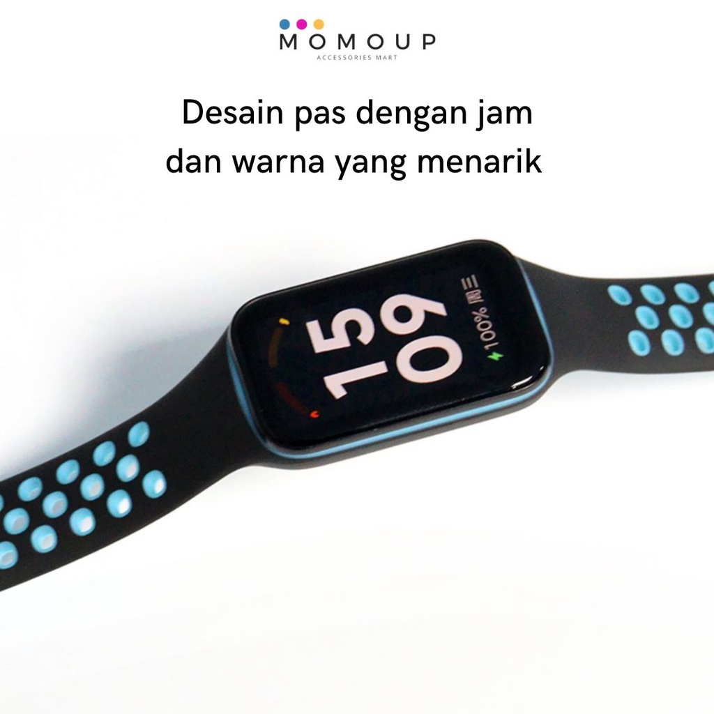 Strap Xiaomi Redmi Smart Band 2 NKEI Two Tone Tali Pengganti Redmi Smart Band 2 Bahan Silikon