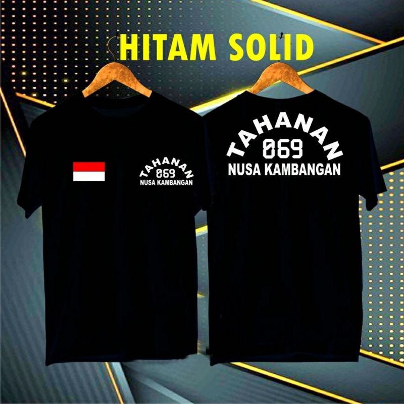 Cod Gratis Ongkir Kaos TAHANAN NUSA KAMBANGAN / kaos pria kaos murah wanita pria distro