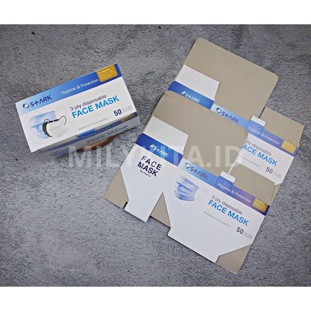 KOTAK MASKER / BOX MASKER DISPOSABLE 3PLY EARLOOP