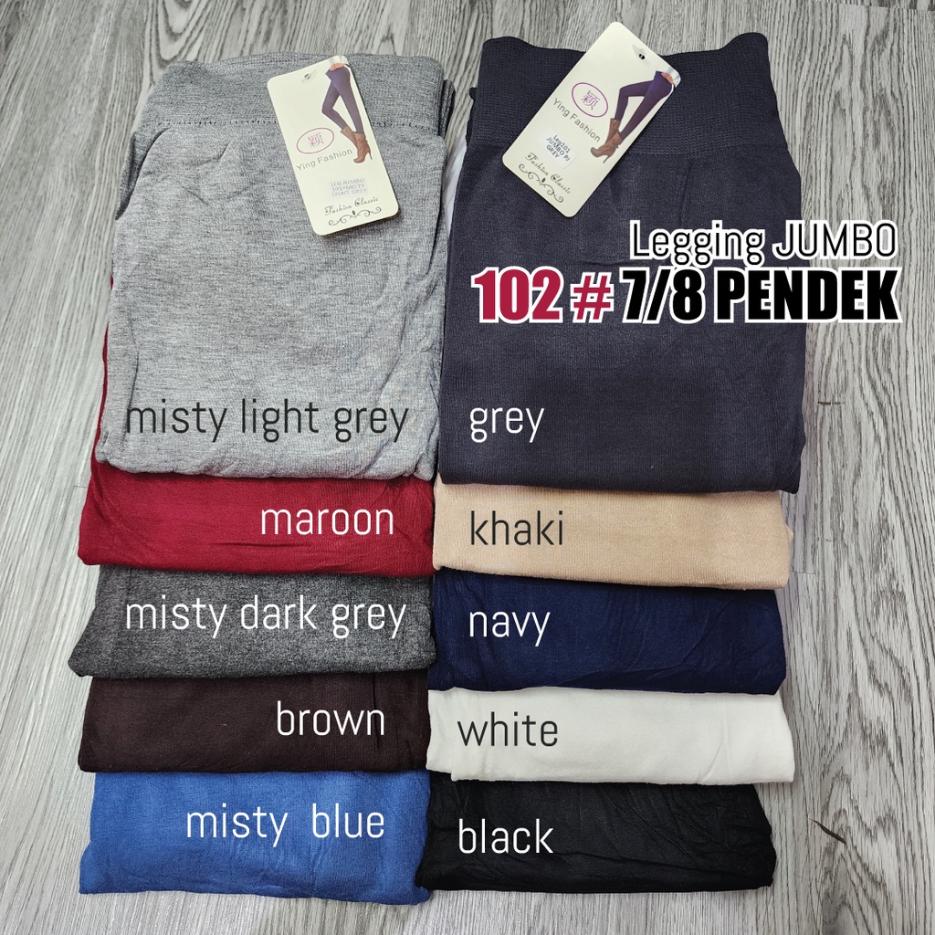 Legging Polos Jumbo Pendek 102 / Legging Import Jumbo / Legging Wanita Jumbo / Legging Premium Import wanita / Legging pendek wanita / ying fashion