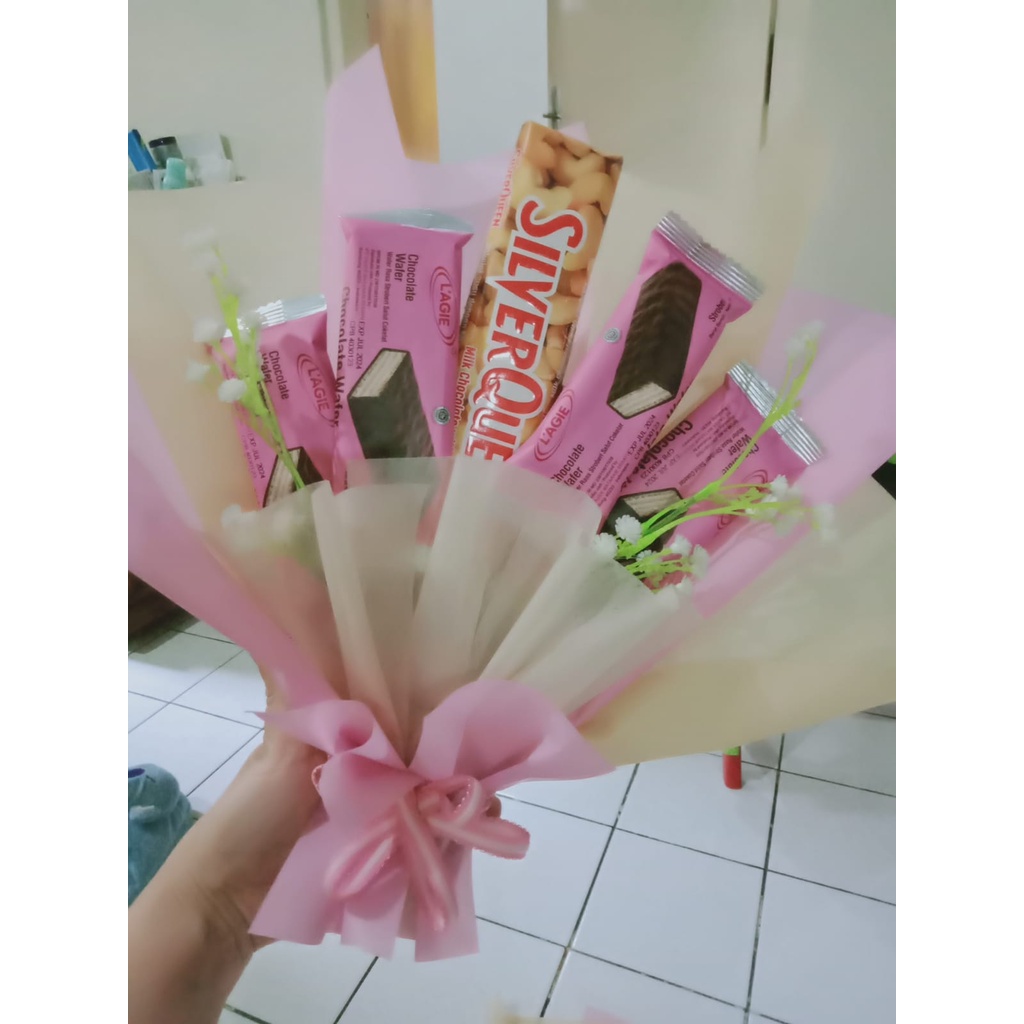 

HANDBOUQET SNACK/ WISUDA/ FLOWER/ ANNIVERSARY/ GRADUATION