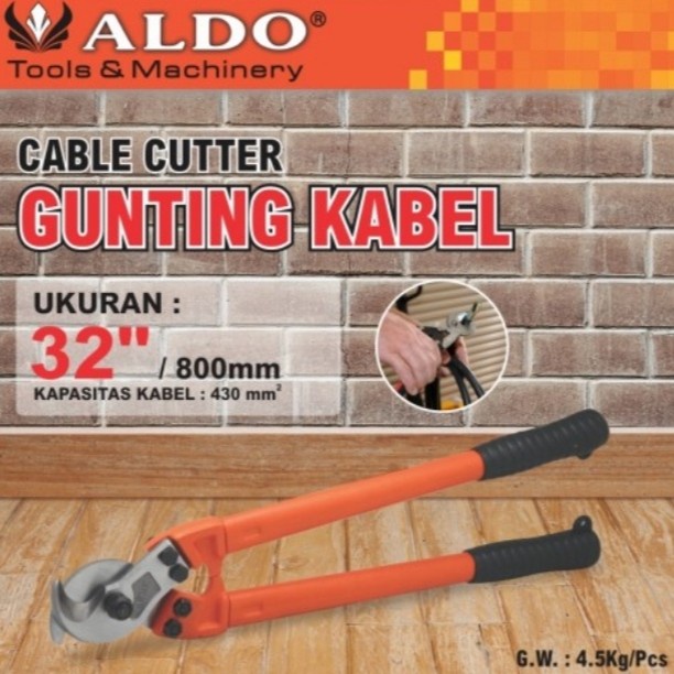 

Scissor Gunting Kabel Ukuran 32" Aldo/Wately Ukuran 32