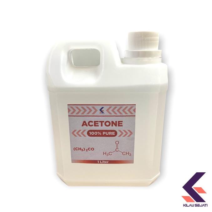 Pure 100% Acetone Aceton Murni / Aseton murni / Nail Gel Remover 1 lt wmf01