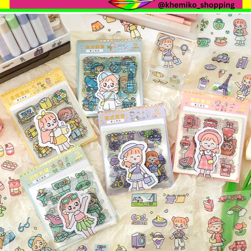 

ISI 20 LEMBAR STICKER DECORATIVE PACK STIKER DEKORASI JOURNAL MOMO ANIMAL SERIES LUCU PET TRANSPARANT UNTUK HIAS SCRAPBOOK BUKU DIARY HP DLL @khemikoshopping