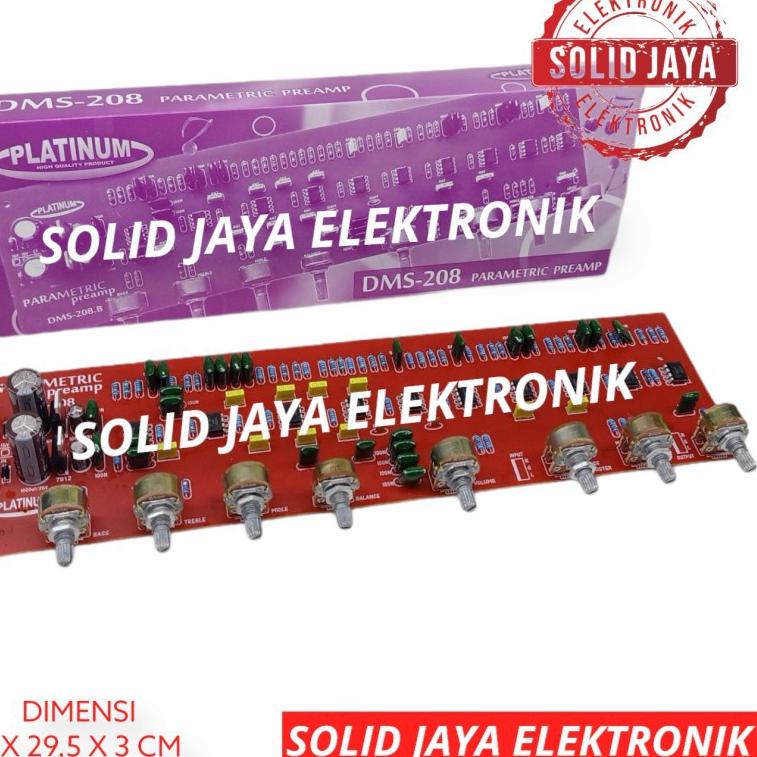 ← KIT TONE CONTROL PARAMETRIC DMS 208 DMS208 PLATINUM PREAMP TONE KONTROL AUDIO PARAMETRIK DMS-208 D