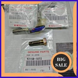 last stok Bolt 10x32 Baut Panel Tromol Belakang KAWASAKI KAZE R KE100 KH100 KH125 AN110 Asli Origina