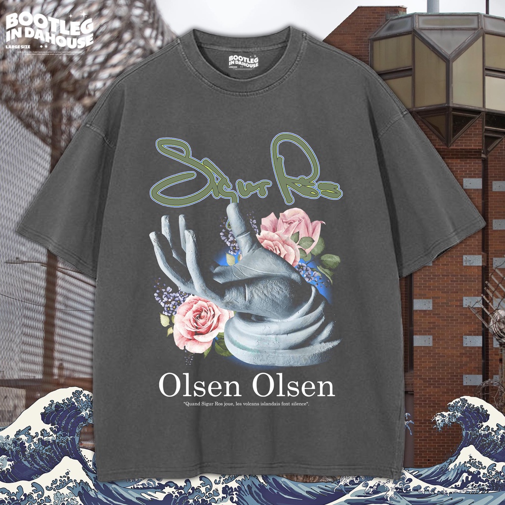 SIGUR ROS BAND Oversize T-shirt / Kaos Oversize SIGUR ROS BAND